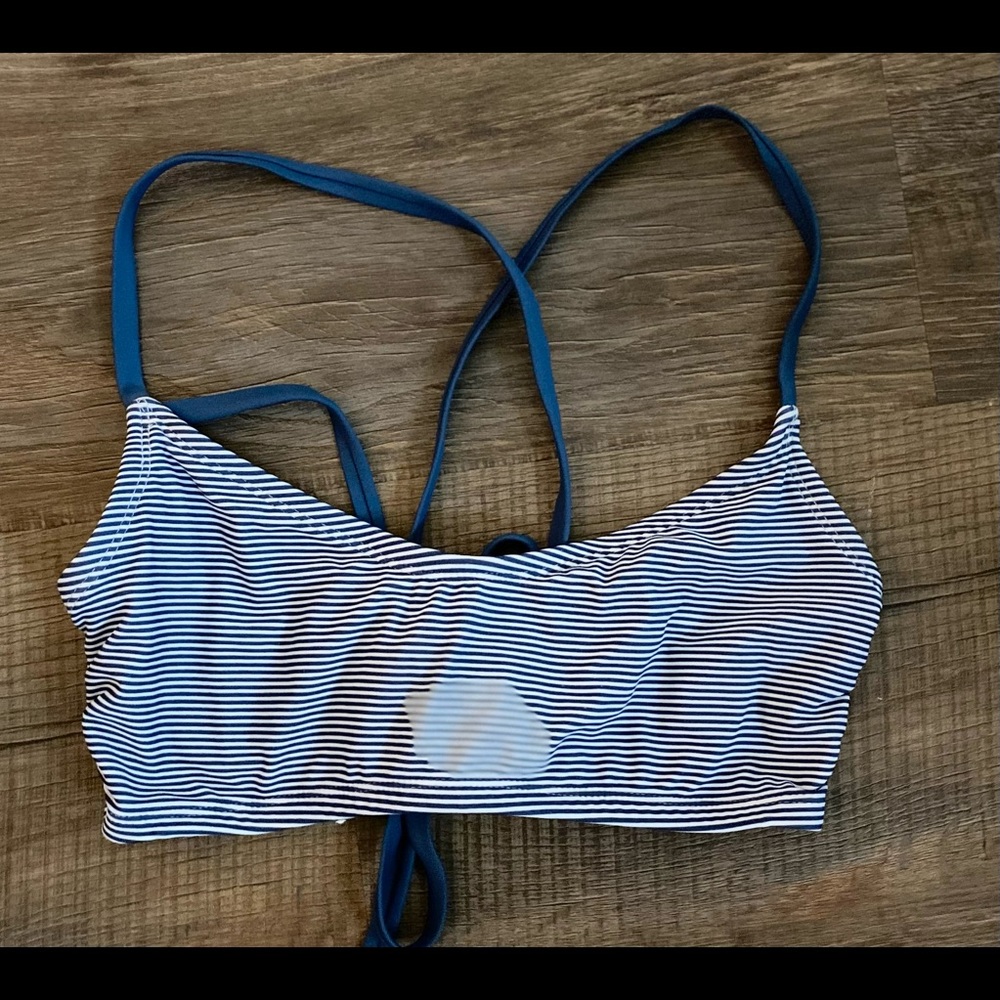 Xhilaration Striped Bikini Top!
